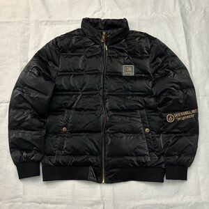 Black Down Bomber Jacket